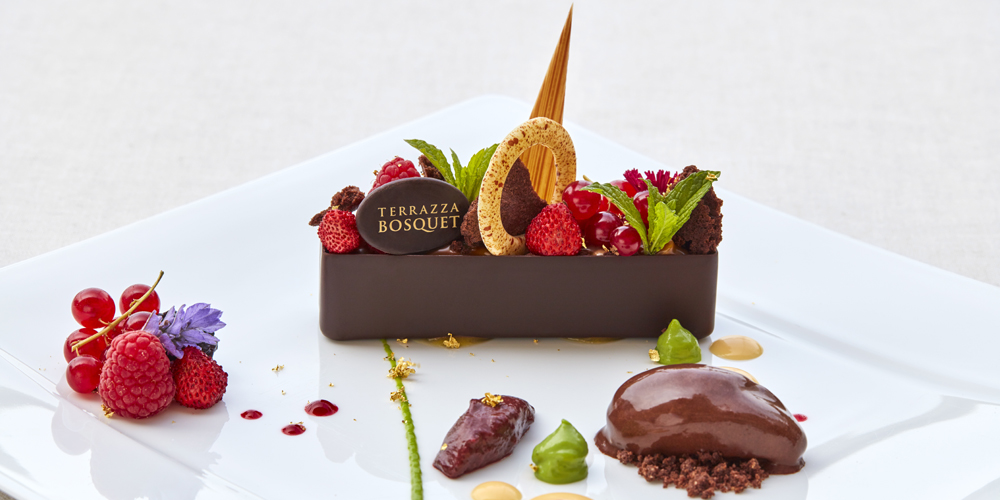 Signature cuisine at Terrazza Bosquet